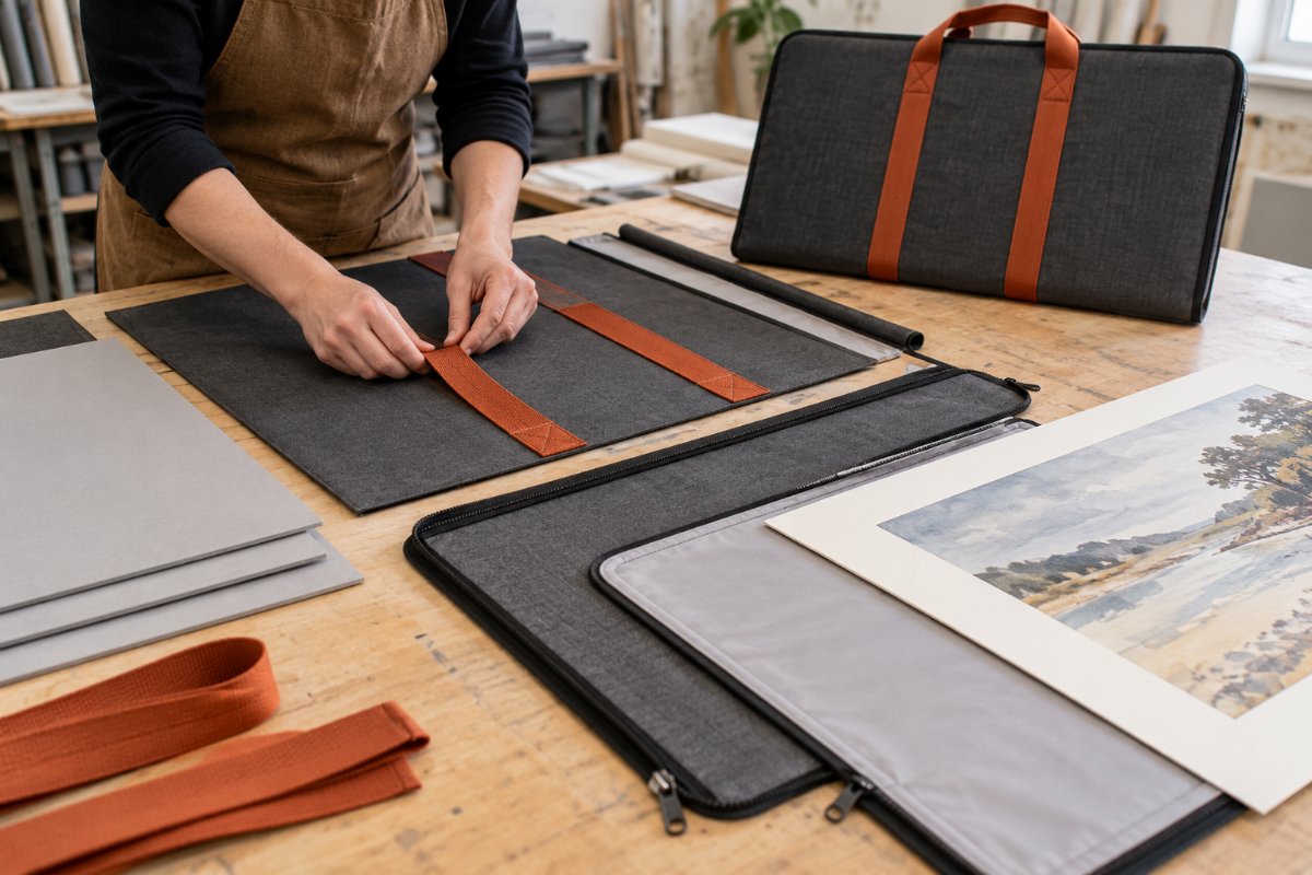 Art Portfolios: Construction and assembly