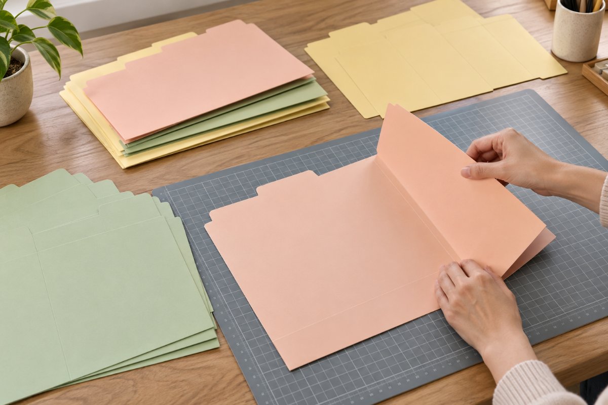 Filing Folders: Construction and assembly