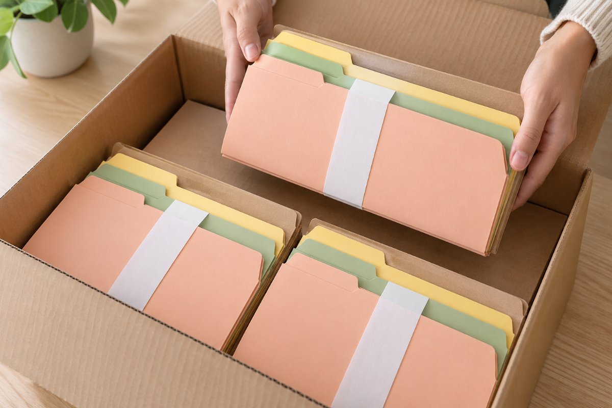 Filing Folders: Protection and packing