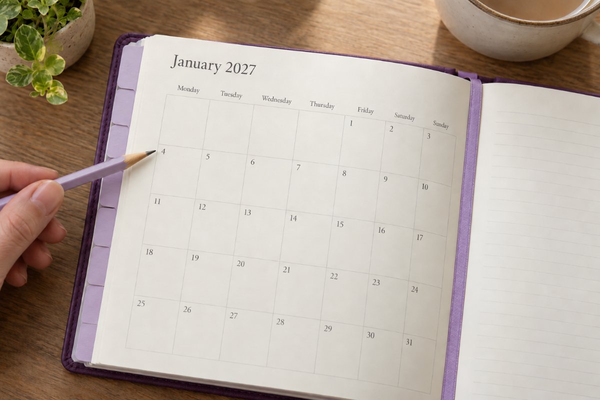 Planners & Diaries: Calendar Proof