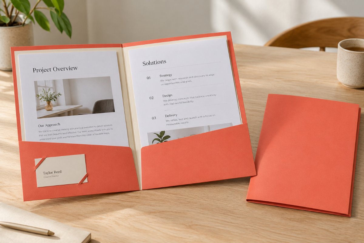 Pocket & Presentation Folders: Presentation Formats