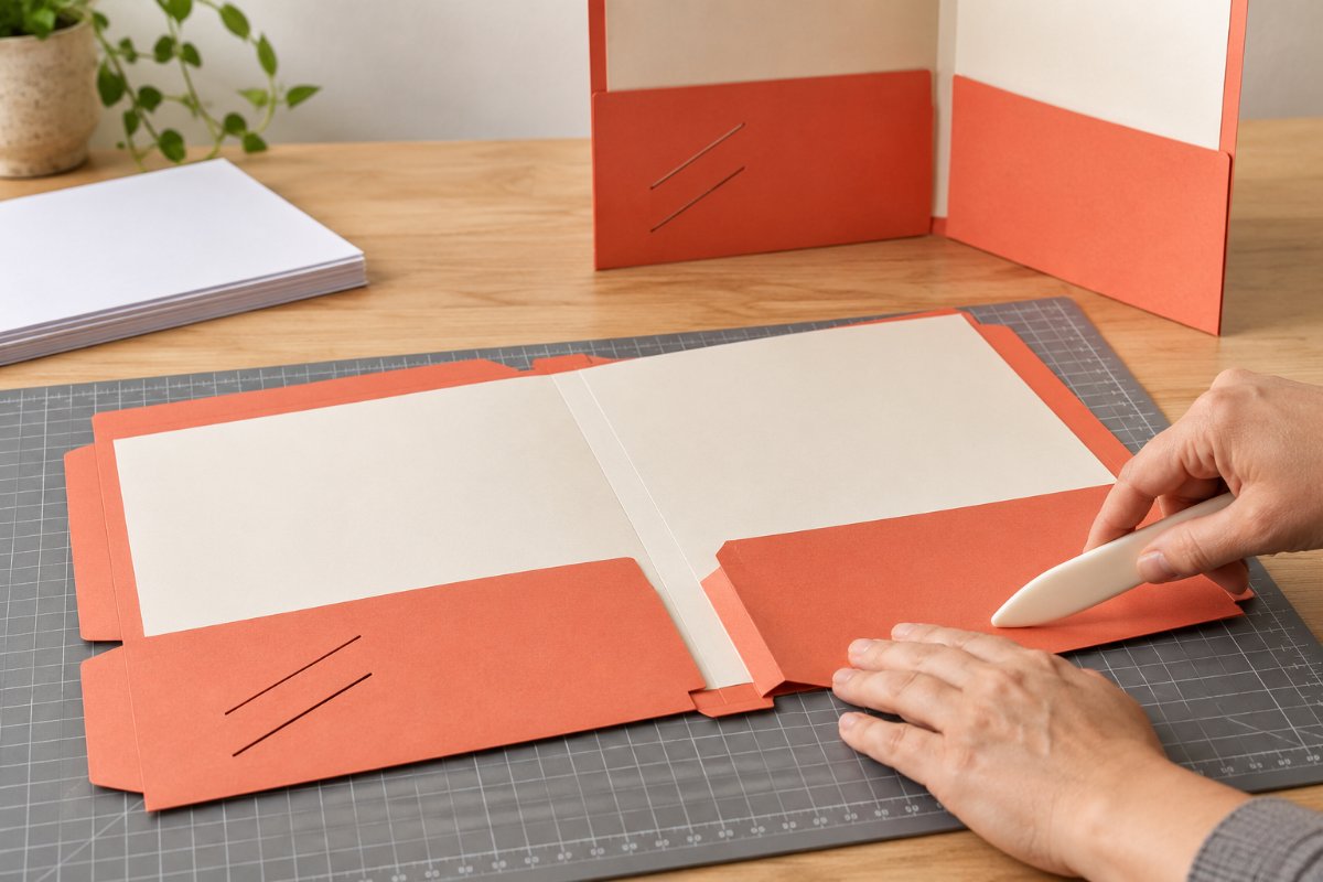 Pocket & Presentation Folders: Construction and assembly