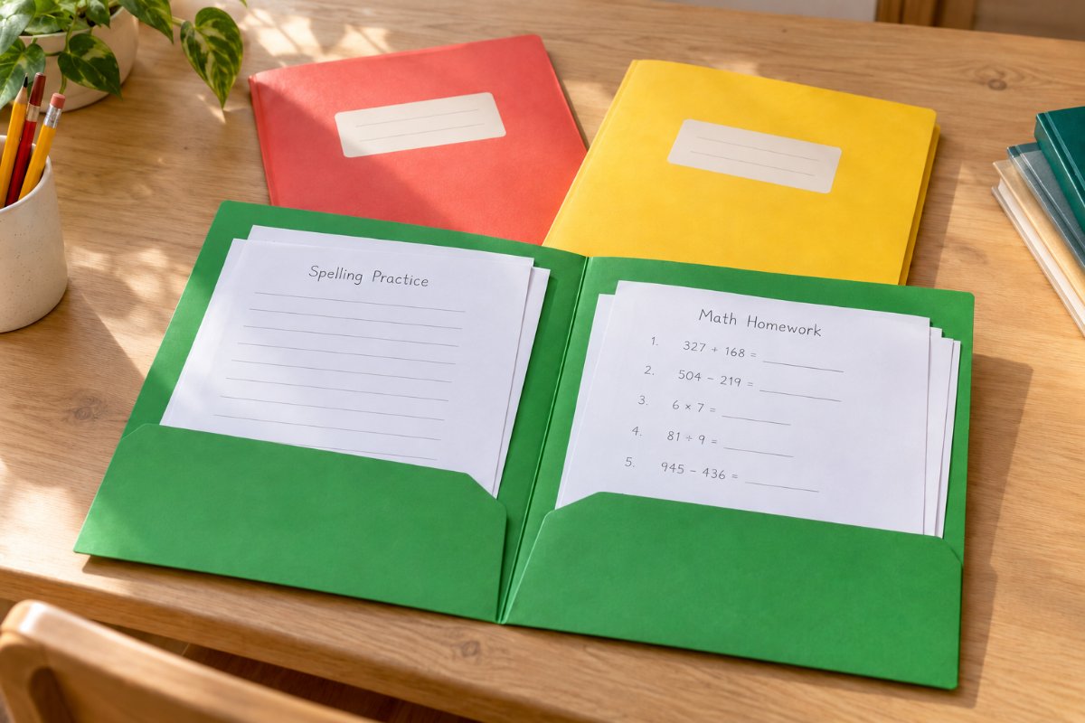 School Folders: Classroom Organization