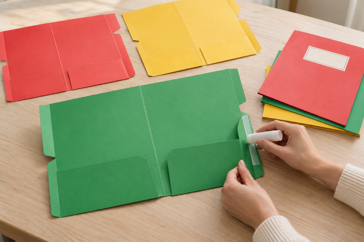 School Folders: Construction and assembly