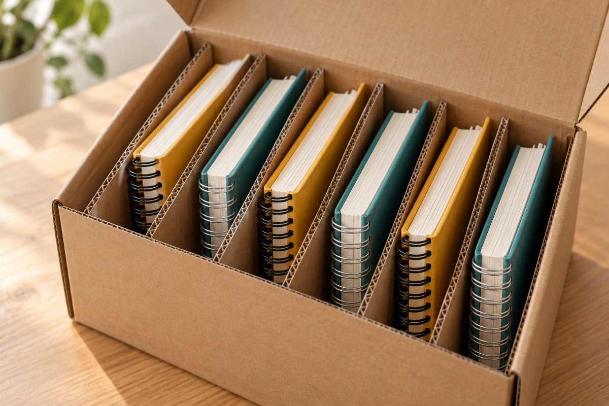 Spiral & Wire-O Notebooks: Protection and packing