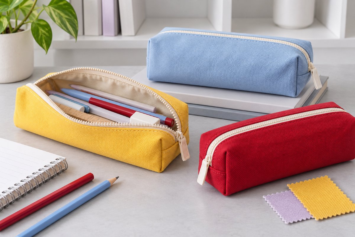 Custom Pencil Cases — range and construction overview