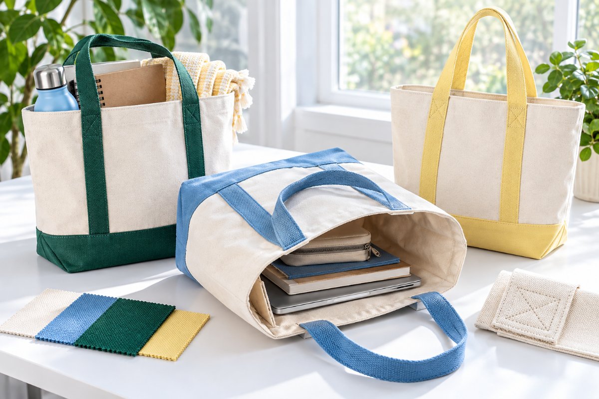 Custom Tote Bags — range and construction overview