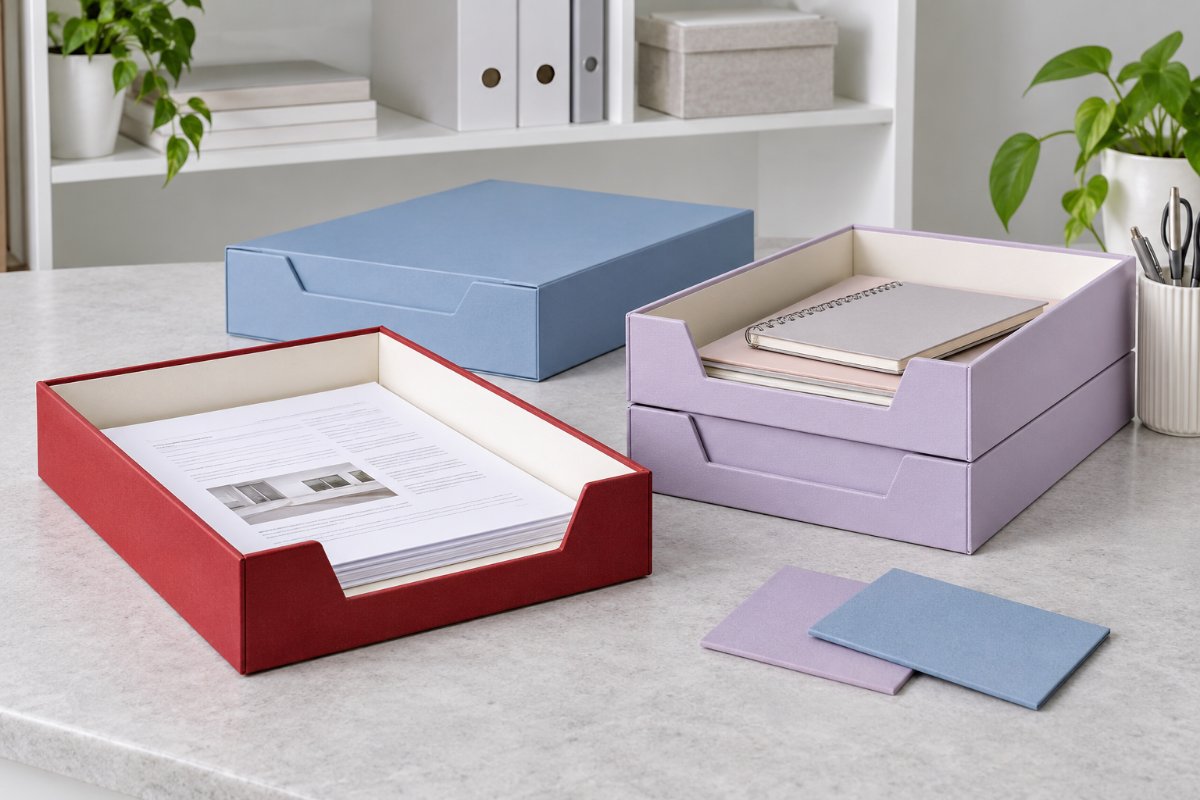 Custom Letter Trays — range and construction overview