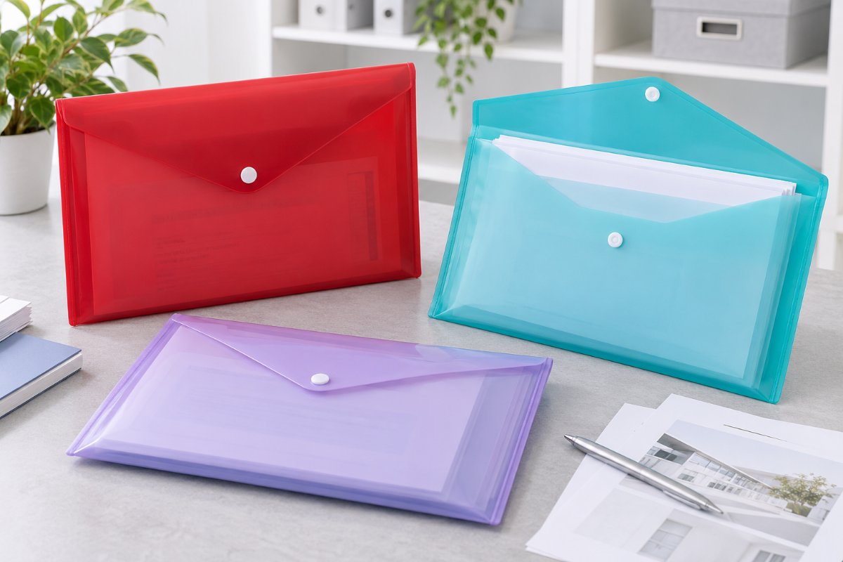 Custom PP Document Wallets — range and construction overview