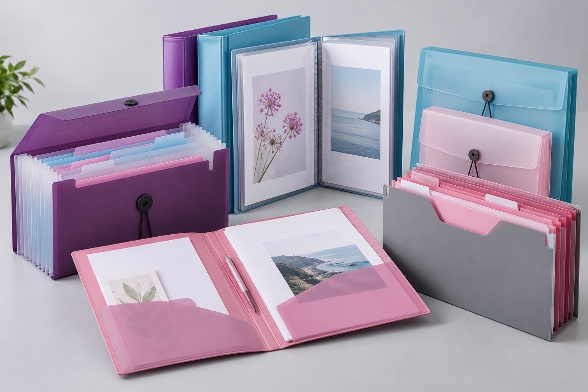 Custom Folders & Document Holders — range and construction overview