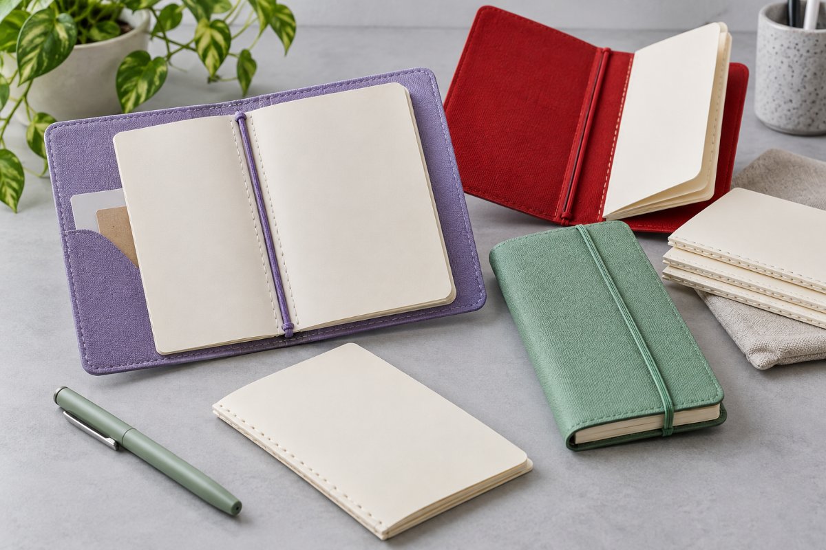 Custom Refillable Notebooks — range and construction overview