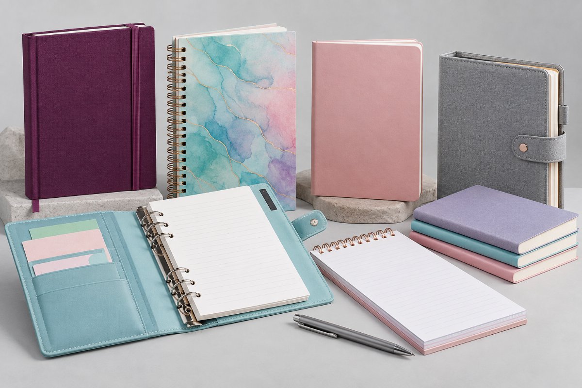 Custom Notebooks & Pads — range and construction overview