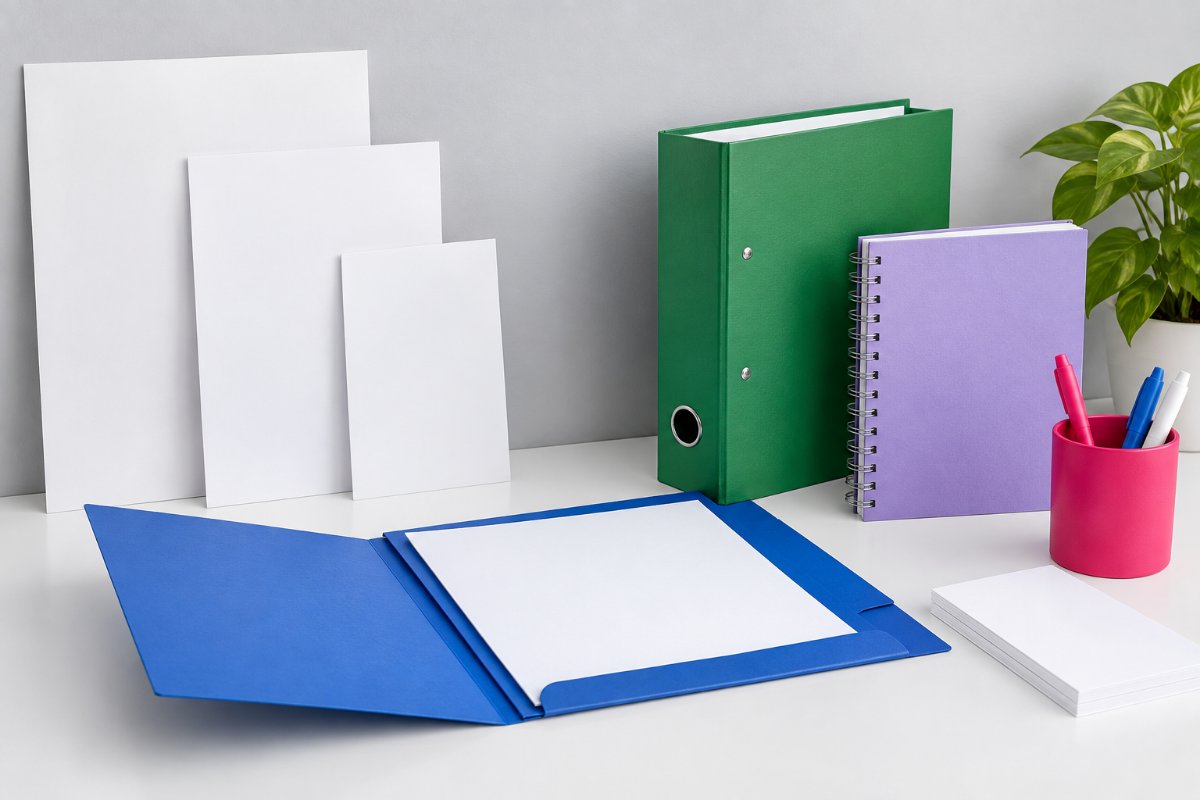 Paper Sizes & Finished Product Dimensions — range and construction overview