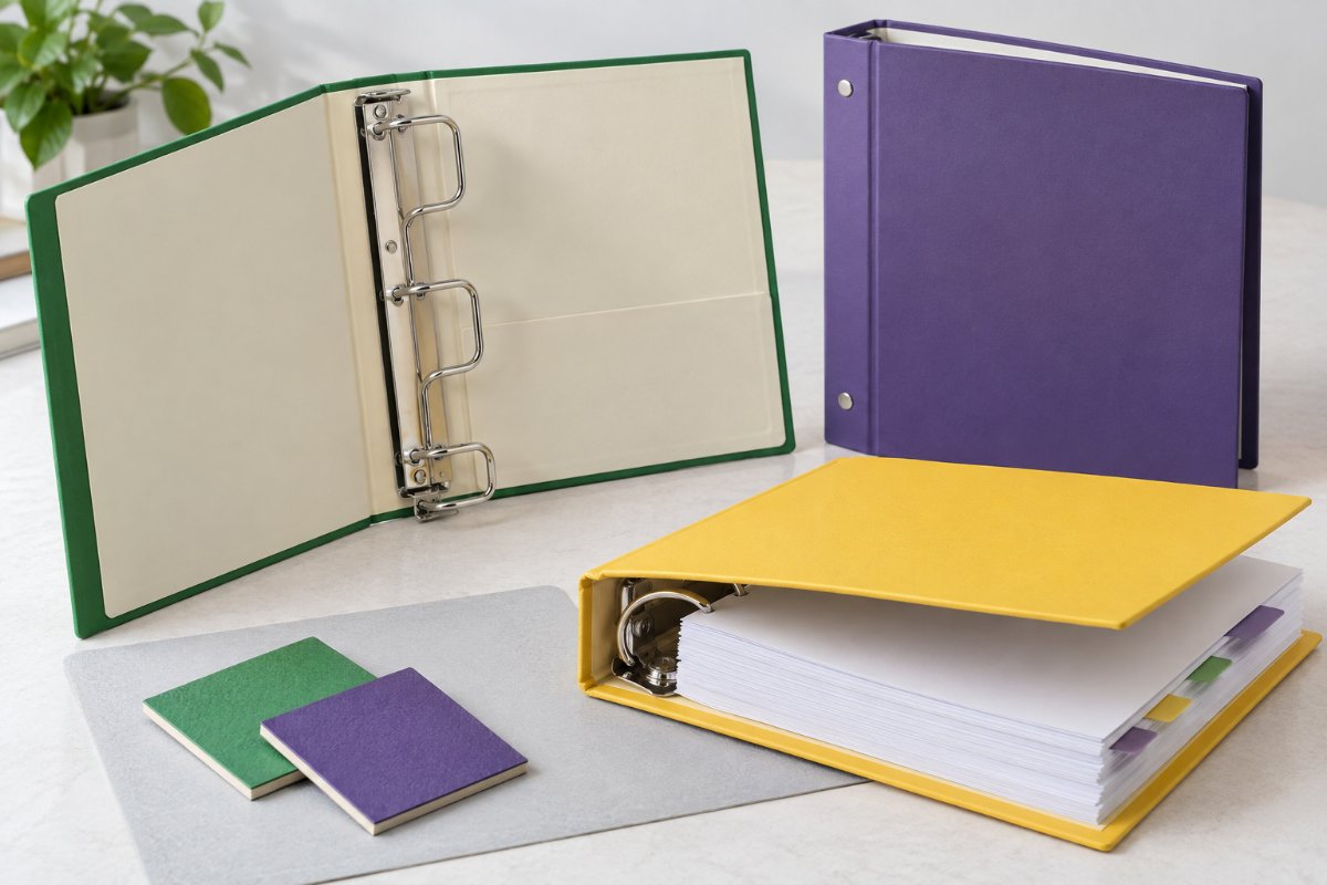 Custom D-Ring Binders — range and construction overview