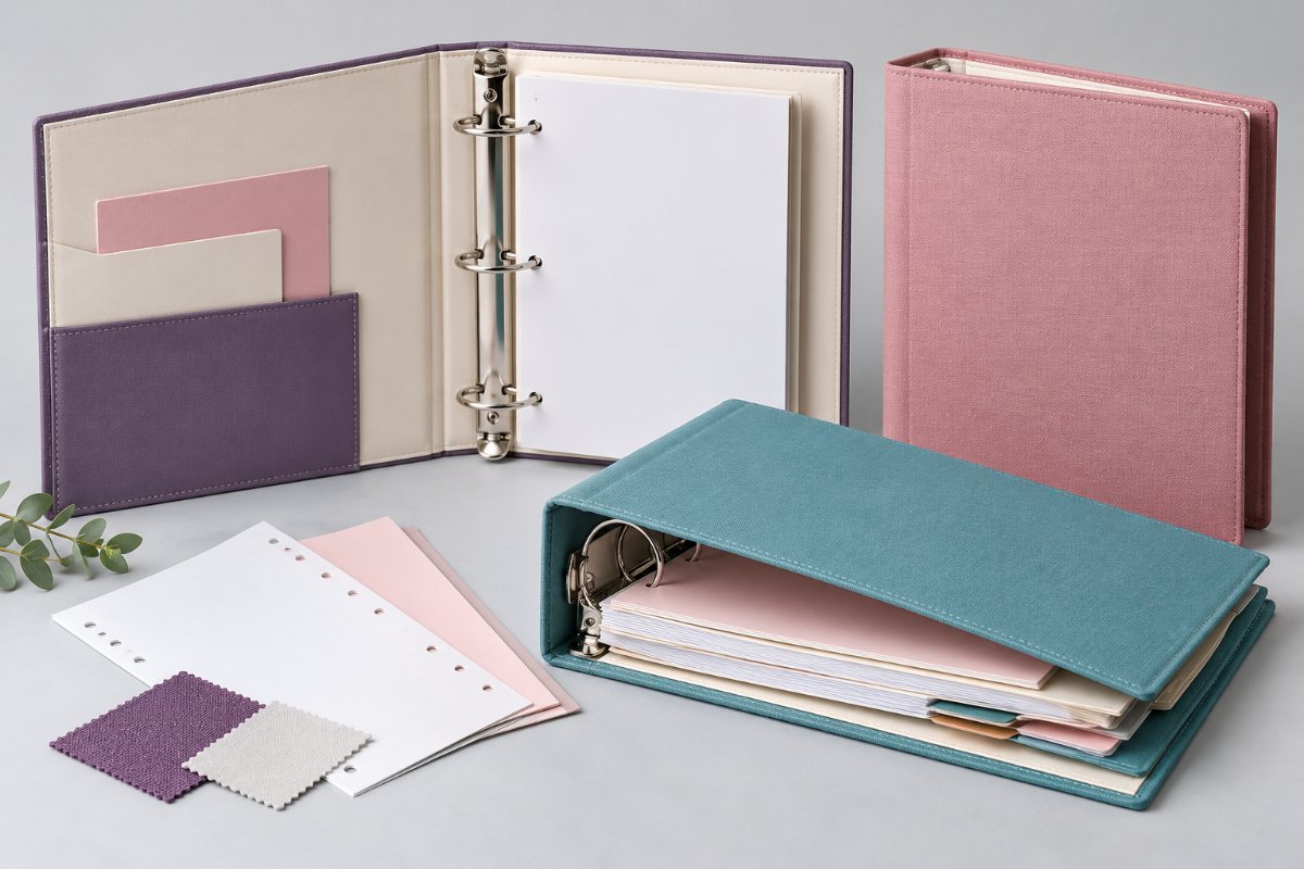 Custom O-Ring Binders — range and construction overview
