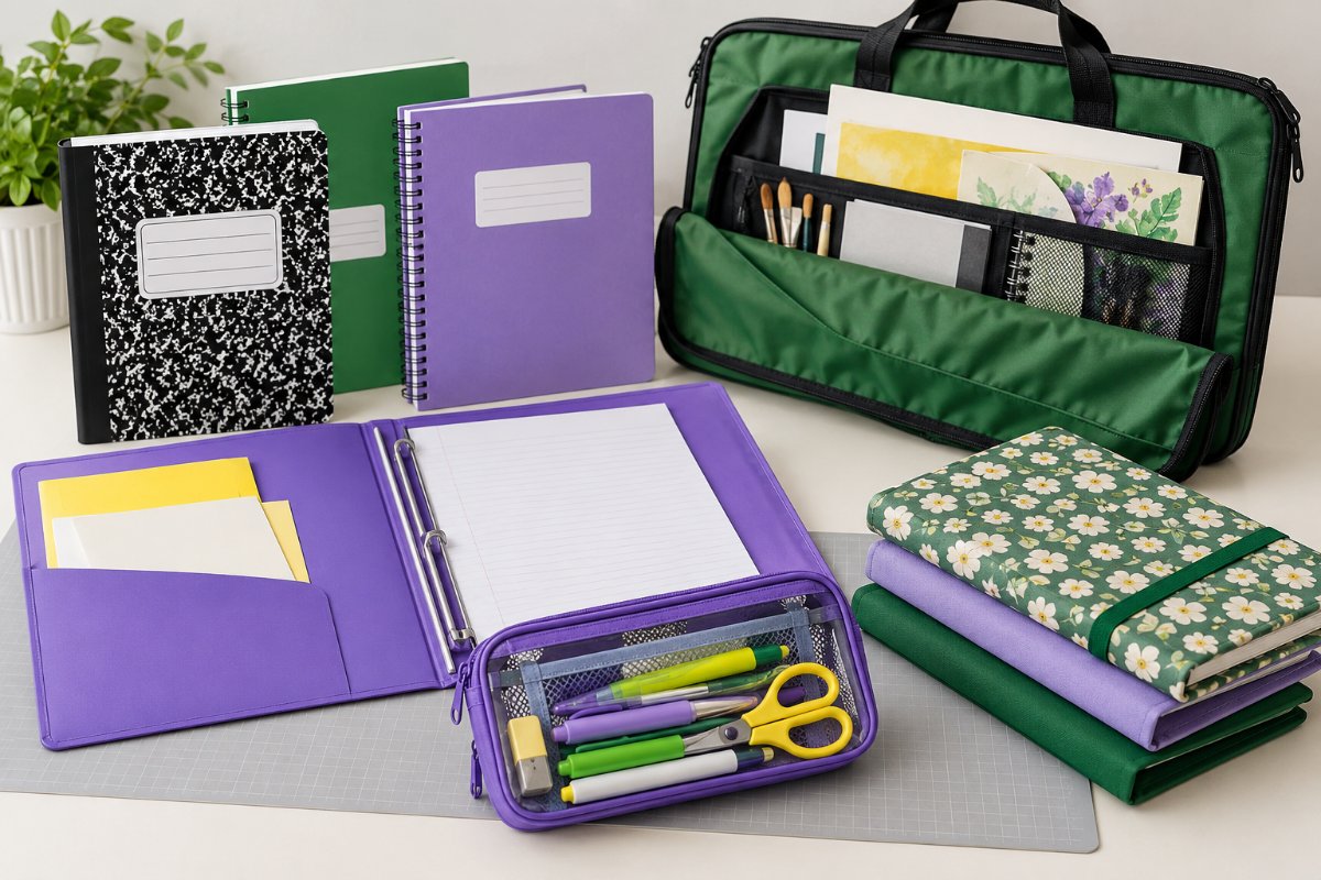 Custom School Stationery — range and construction overview