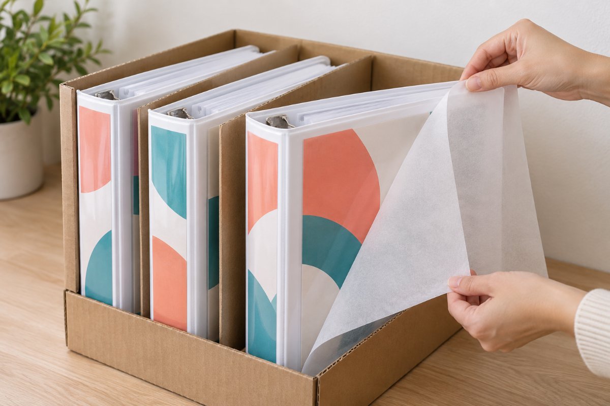 View Binders: Protection and packing